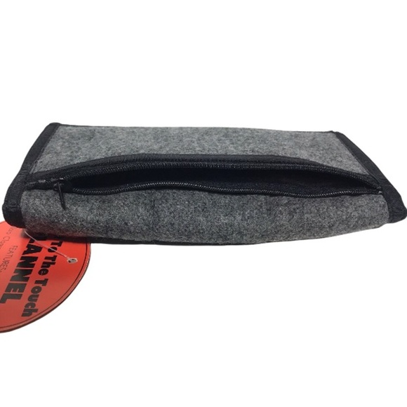 NWT Soft Flannel Gray Long Wallet - Picture 11 of 12